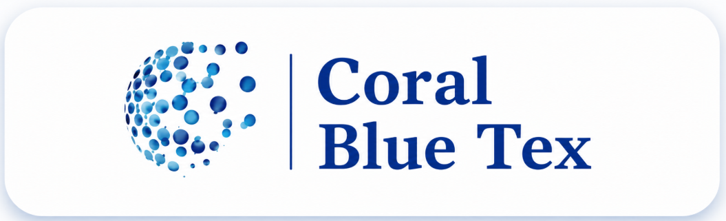 Coral Blue Tex